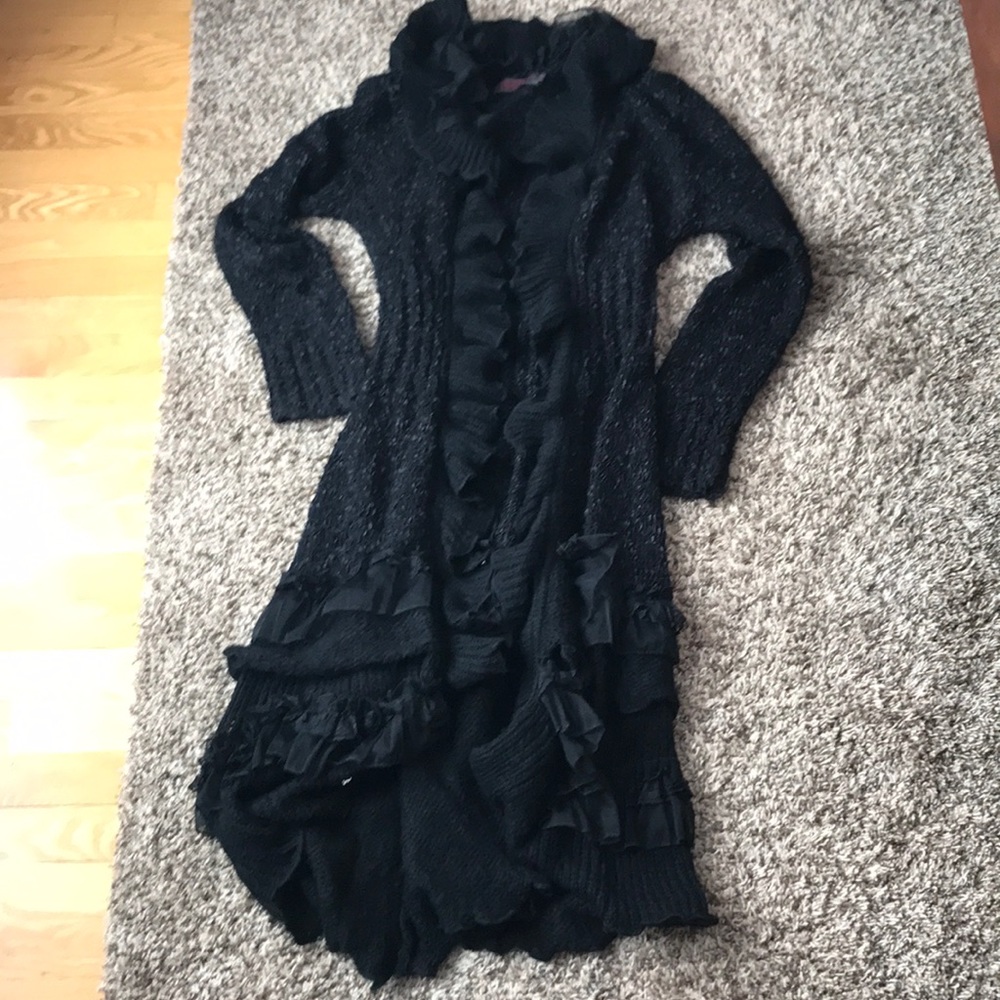 Long sweater coat